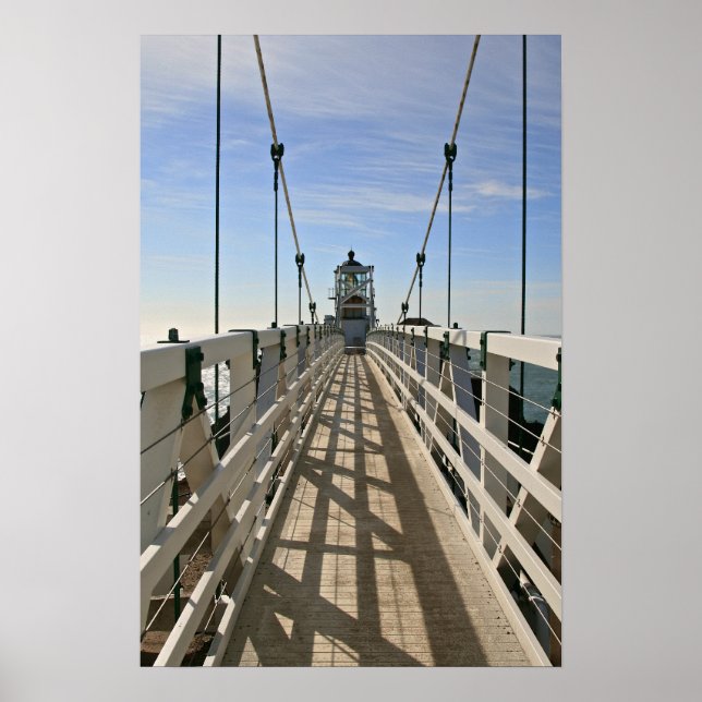 Affiche Phare de Point Bonita, San Francisco, couleur (Devant)