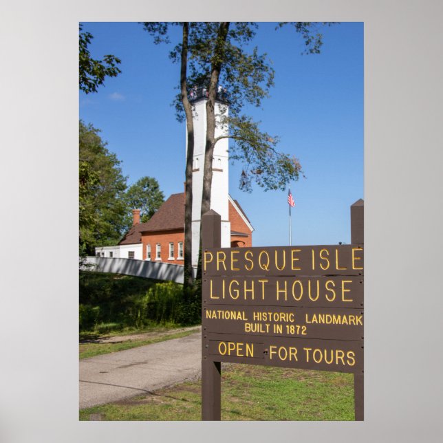 Affiche Phare de Presque Isle (Devant)