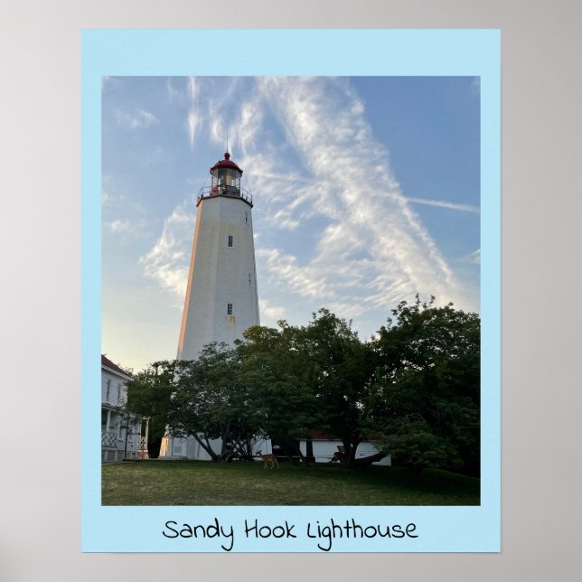 Affiche Phare de Sandy Hook (Devant)