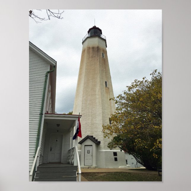 Affiche Phare de Sandy Hook (Devant)