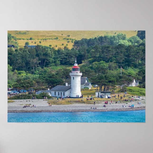 Affiche Phare de Sletterhage, Danemark (Devant)