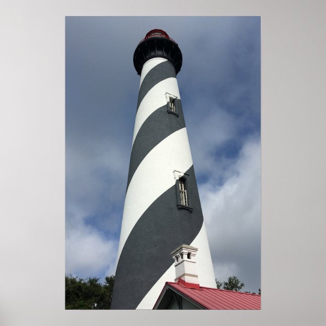 Affiche Phare de St. Agustine vu d'en bas (Devant)
