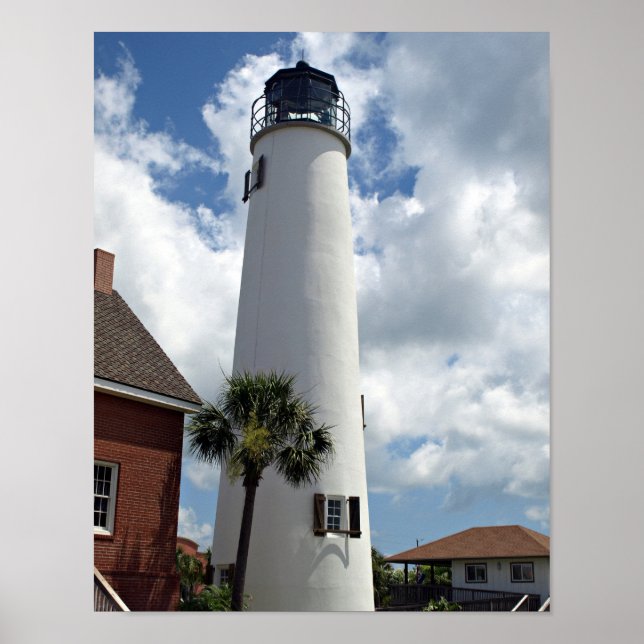 Affiche Phare de St George Island sur une (Devant)