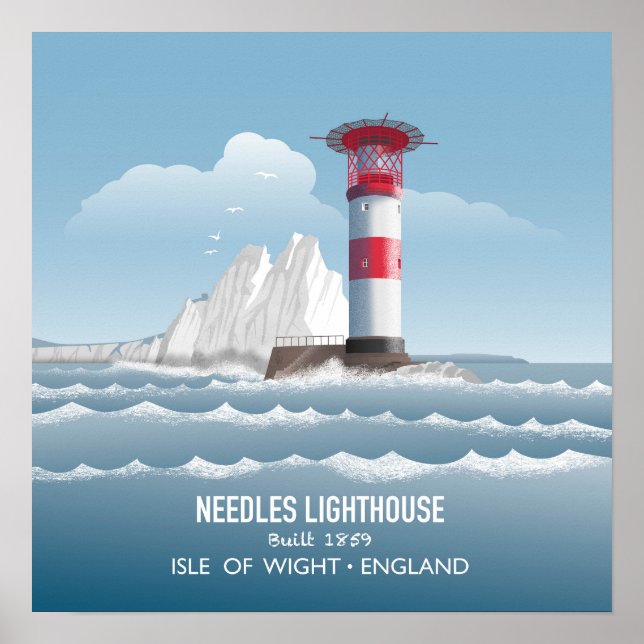 Affiche Phare des Needles (Devant)