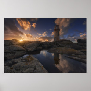 Affiche Phare Galicie, Espagne de Muxia