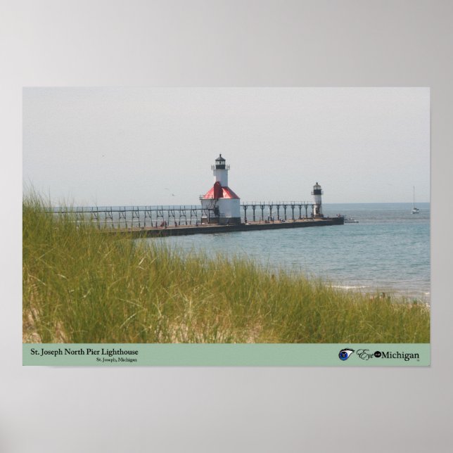 Affiche Phare Saint-Joseph - Michigan (Devant)