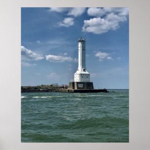 Affiche Phare sur Huron, Ohio Photographie