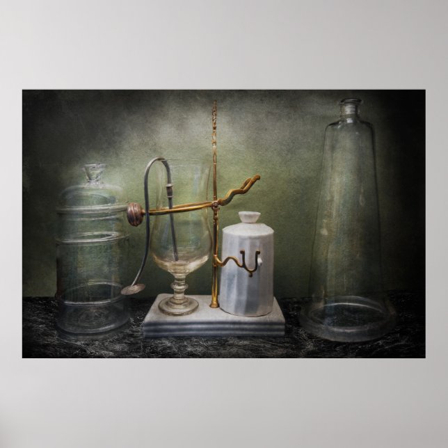 Affiche Pharmacie - Appareil victorien (Devant)