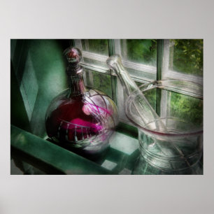 Affiche Pharmacie - L'apothicaire est ouvert