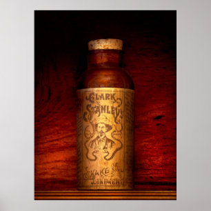 Affiche Pharmacie - L'original huile de serpent