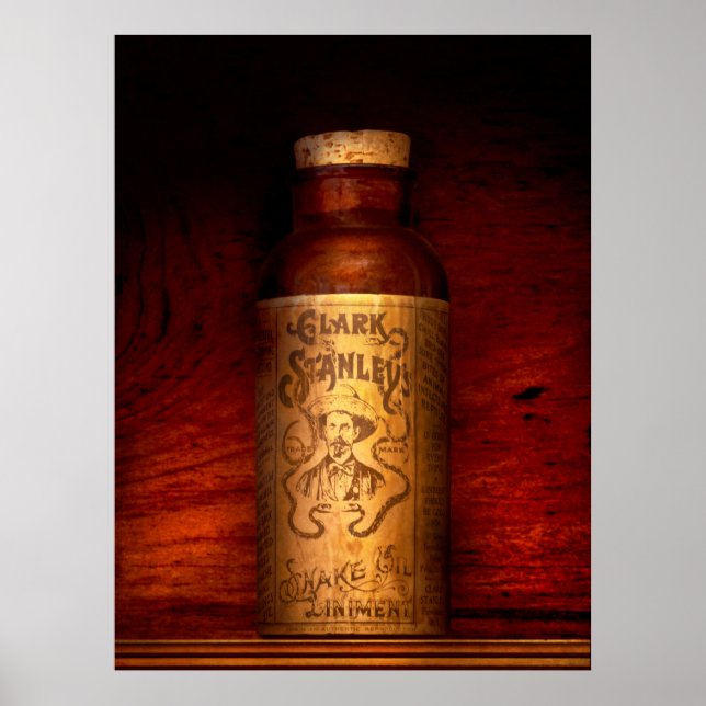 Affiche Pharmacie - L'original huile de serpent (Devant)