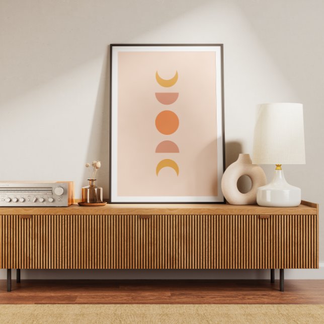 Affiche Phases de la lune (Créateur téléchargé)