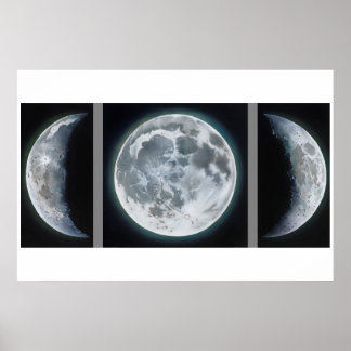 Affiche Phases de lune
