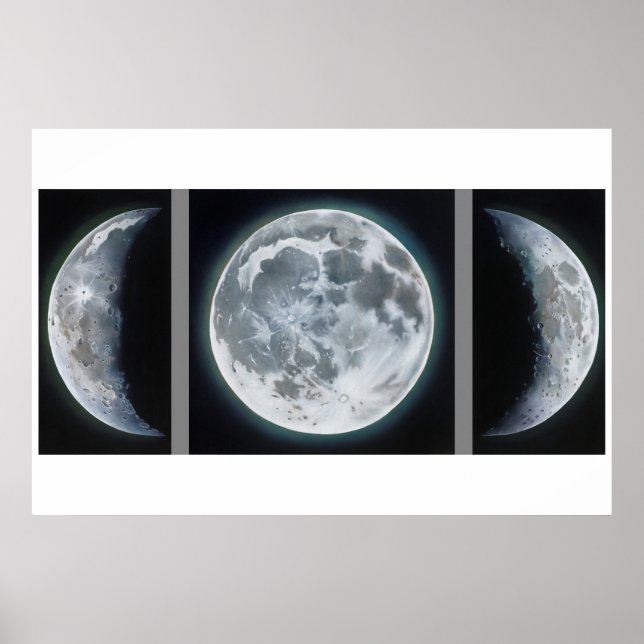 Affiche Phases de lune (Devant)