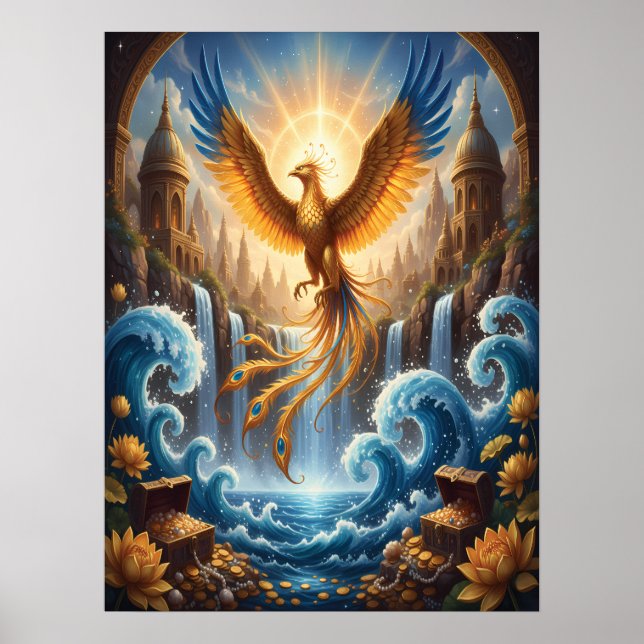 Affiche Phénix du Temple d'Azur (Devant)