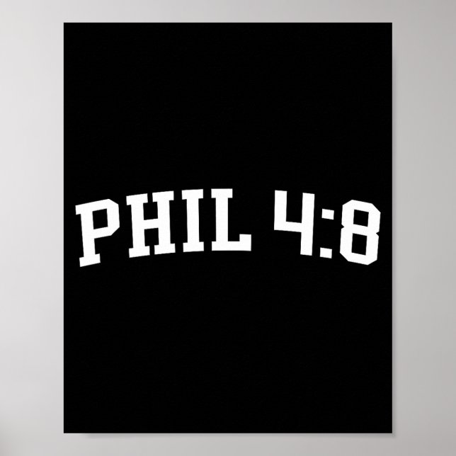 Affiche Phil 4_8  (Devant)