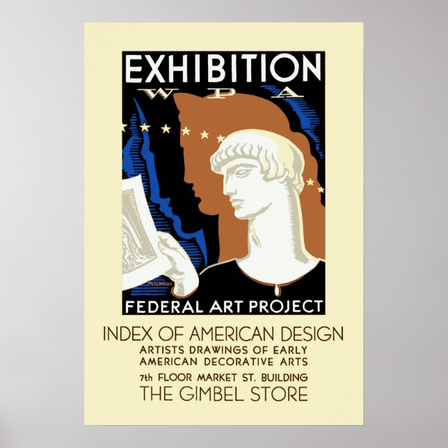 Affiche Philadelphia American Design Exhibition (Devant)