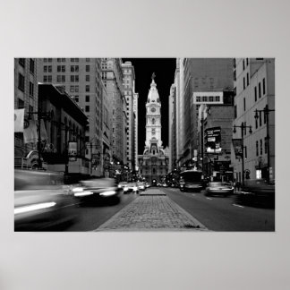 Affiche Philadelphie à l'affiche de nuit