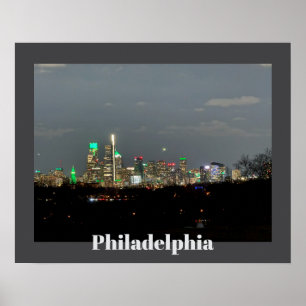 Affiche Philadelphie à l'affiche de nuit