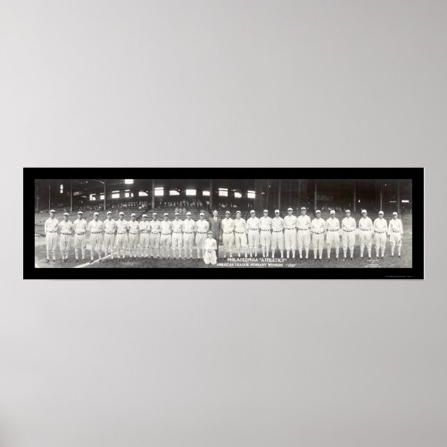 Affiche Philadelphie Athlétisme Photo 1929 (Devant)