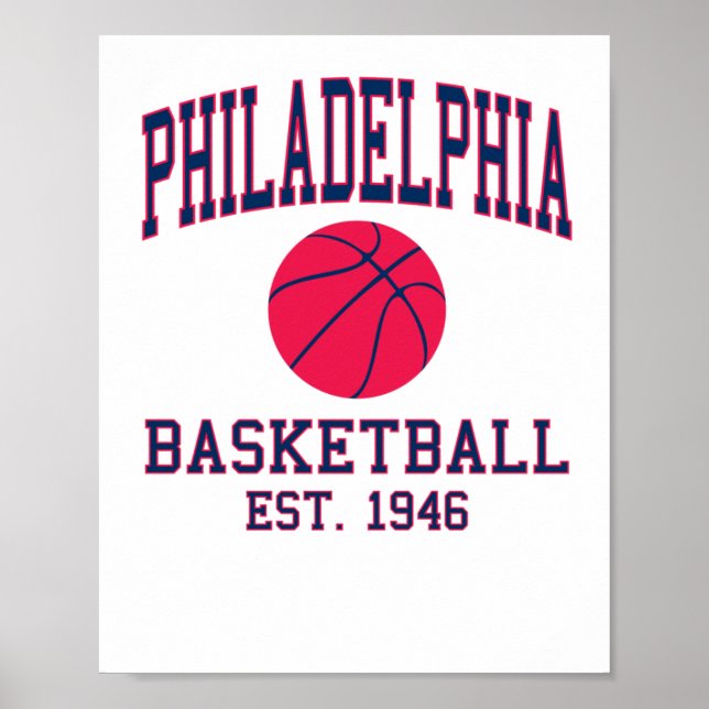 Affiche Philadelphie Basket (Devant)