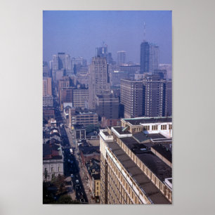 Affiche Philadelphie Centre historique Ville Ben Franklin