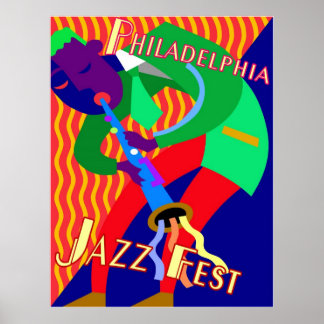 Affiche Philadelphie Jazz Fest