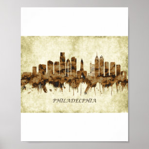Affiche Philadelphie Pennsylvanie