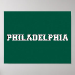 Affiche Philadelphie Pennsylvanie