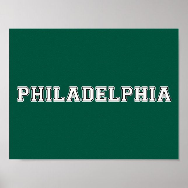 Affiche Philadelphie Pennsylvanie (Devant)