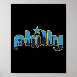 Affiche Philadelphie Philly - Throwback Design - Clic