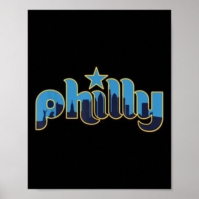 Affiche Philadelphie Philly - Throwback Design - Clic (Devant)