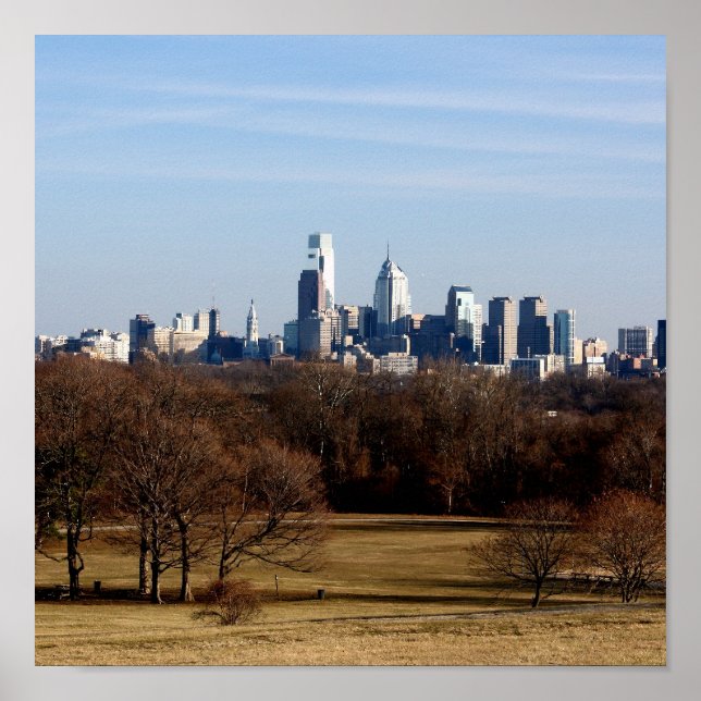 Affiche Philadelphie Skyline (Devant)