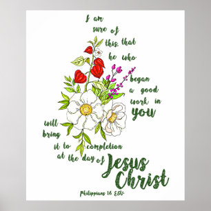 Affiche Philippiens 1:6