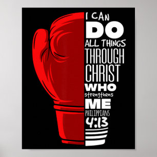 Affiche Philippiens 413 Religious Boxing Funny Christian B