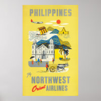 Philippines Fly Northwest Orient Airlines