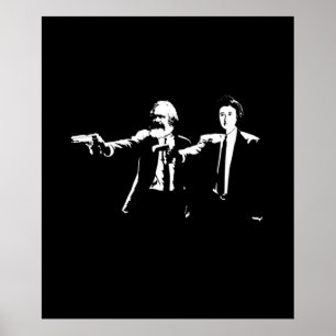 Affiche Philo fiction Karl Marx et Rosa Luxembourg