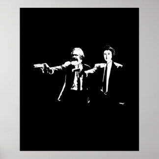 Affiche Philo fiction Karl Marx et Rosa Luxembourg