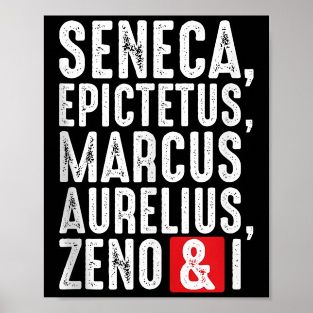 Affiche Philosophages stoïques Citations De Sagesse Pour L (Devant)
