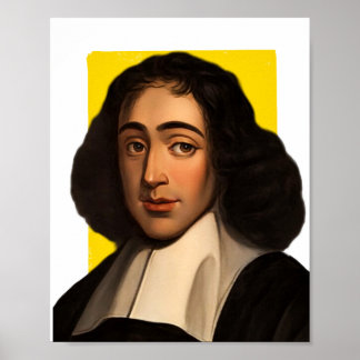 Affiche Philosophe Baruch Spinoza