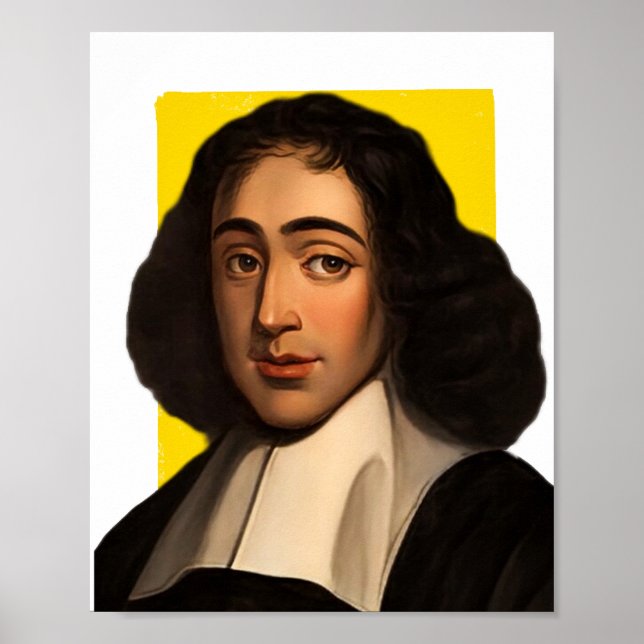 Affiche Philosophe Baruch Spinoza (Devant)