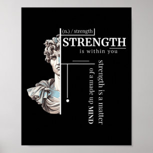 Affiche Philosophe Discipline stoïque Un état d'esprit pos