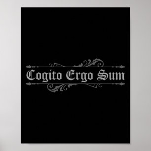 Affiche Philosophe Philosophie Étudiante Philosophie latin