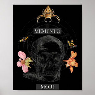 Affiche Philosophe philosophique de Memento Mori