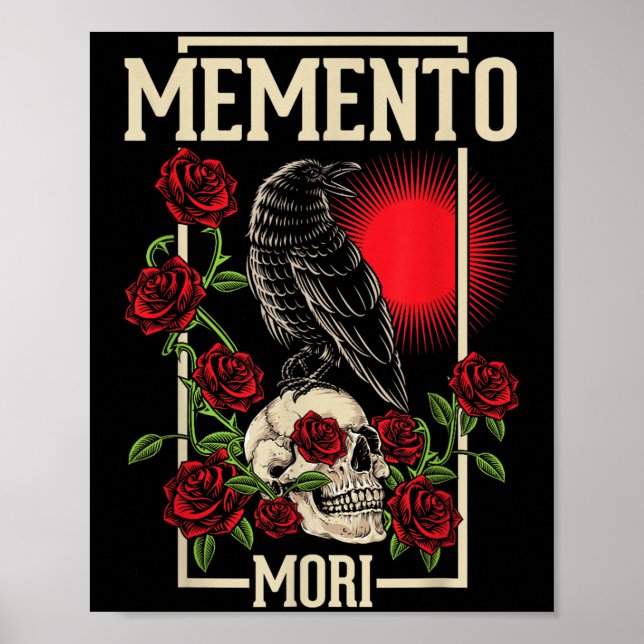 Affiche Philosophe stoïque Memento Mori (Devant)