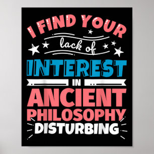 Affiche Philosophie Ancienne Drôle Dire Cadeau