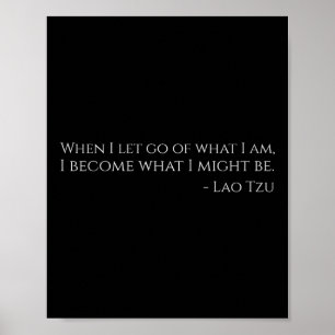 Affiche Philosophie chinoise antique Motivationnelle Taois