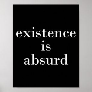 Affiche Philosophie, Citation, Drôle, Intellectuel, Philos