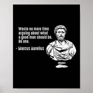 Affiche Philosophie Citations Enseignant Stoicisme Marcus