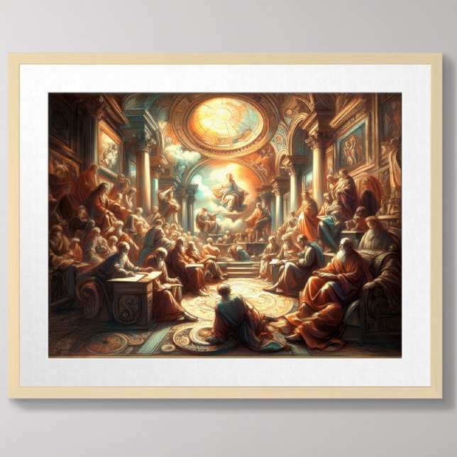 Affiche Philosophie de Grèce antique Great Hall School (Créateur téléchargé)